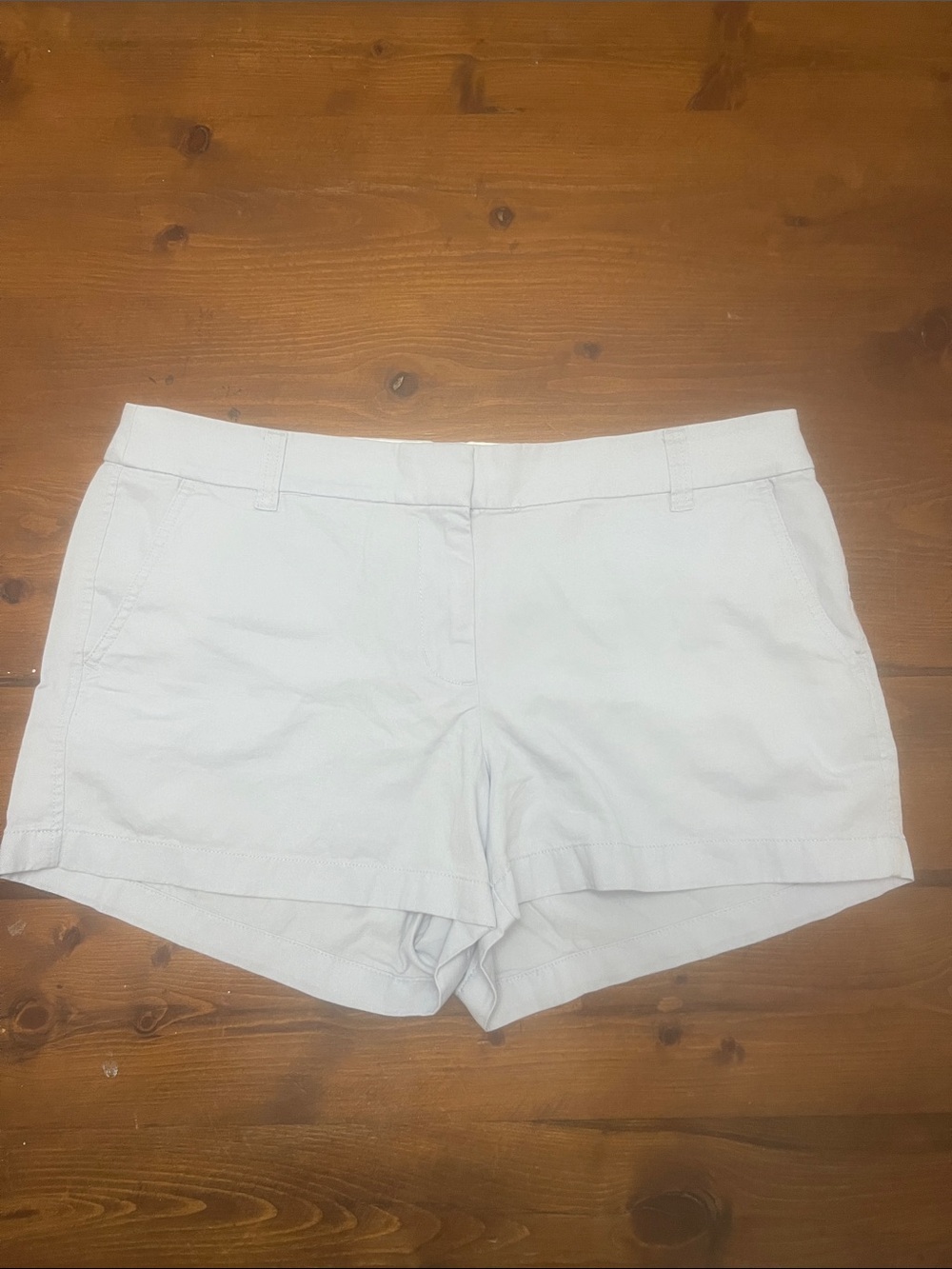 J. Crew Light Blue Cotton Bermuda Shorts